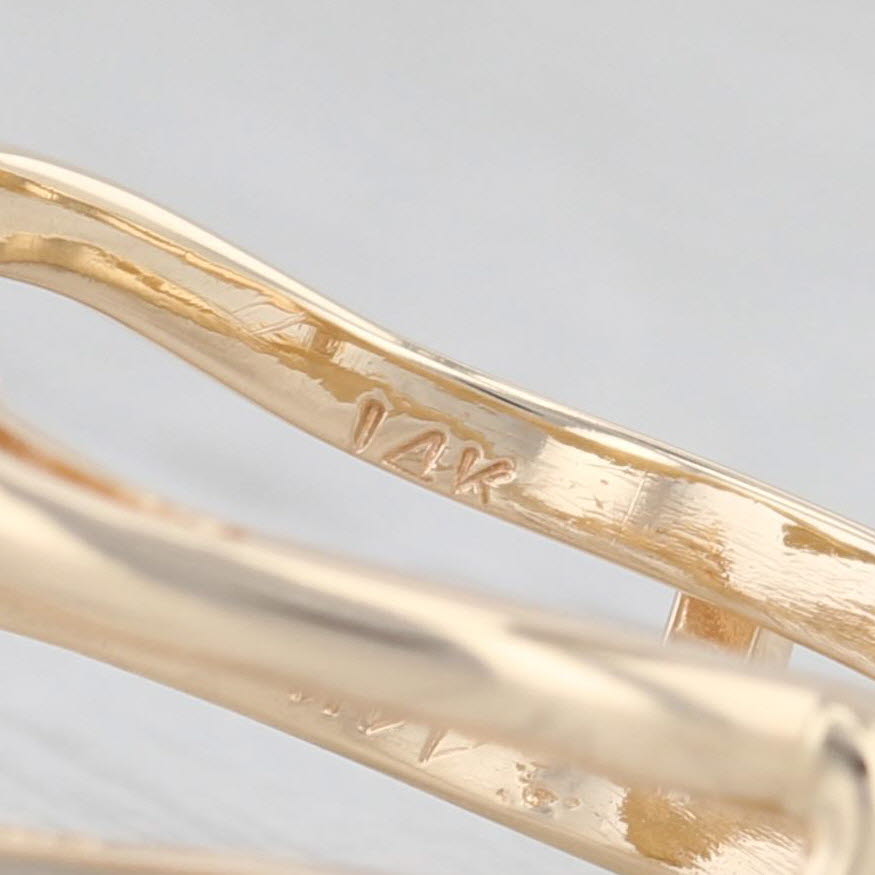 Light Gray 0.50ctw Diamond Ring Jacket 14k Yellow Gold Size 7.5 Enhancer Wedding Band Wrap