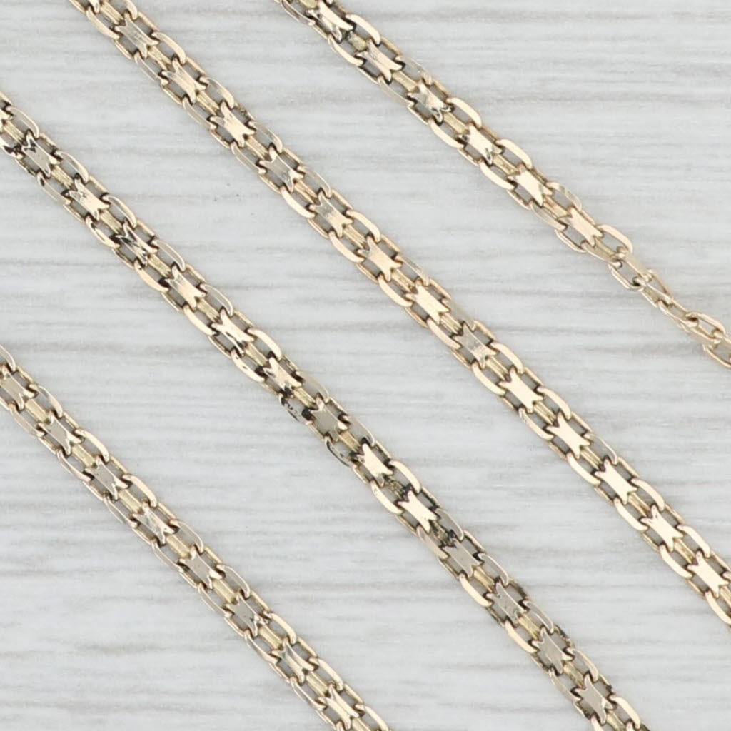 Light Gray 14.94ctw Blue Topaz Diamond Teardrop V Necklace 14k Gold 16” Bismarck Chain