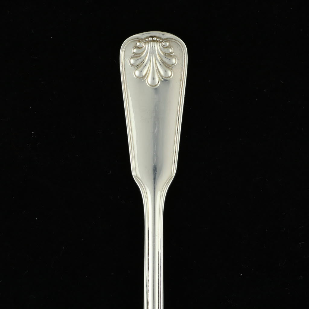 Gray Tiffany & Co Shell & Thread Set of 4 Fish Forks Sterling Silver 1905 7"