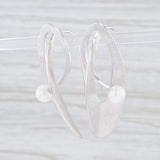 Light Gray New Bastian Inverun Earrings Sterling Silver Cultured Freshwater Pearls 26011