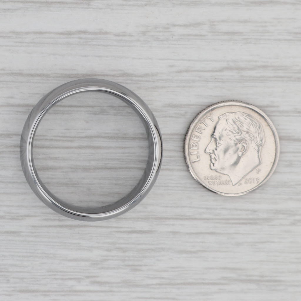 Gray New Tungsten Carbide Ring Size 12 Wedding Band 8mm