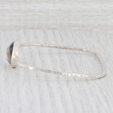 Light Gray New Nina Nguyen Agate Druzy Geode Bangle Bracelet Sterling Silver 8”