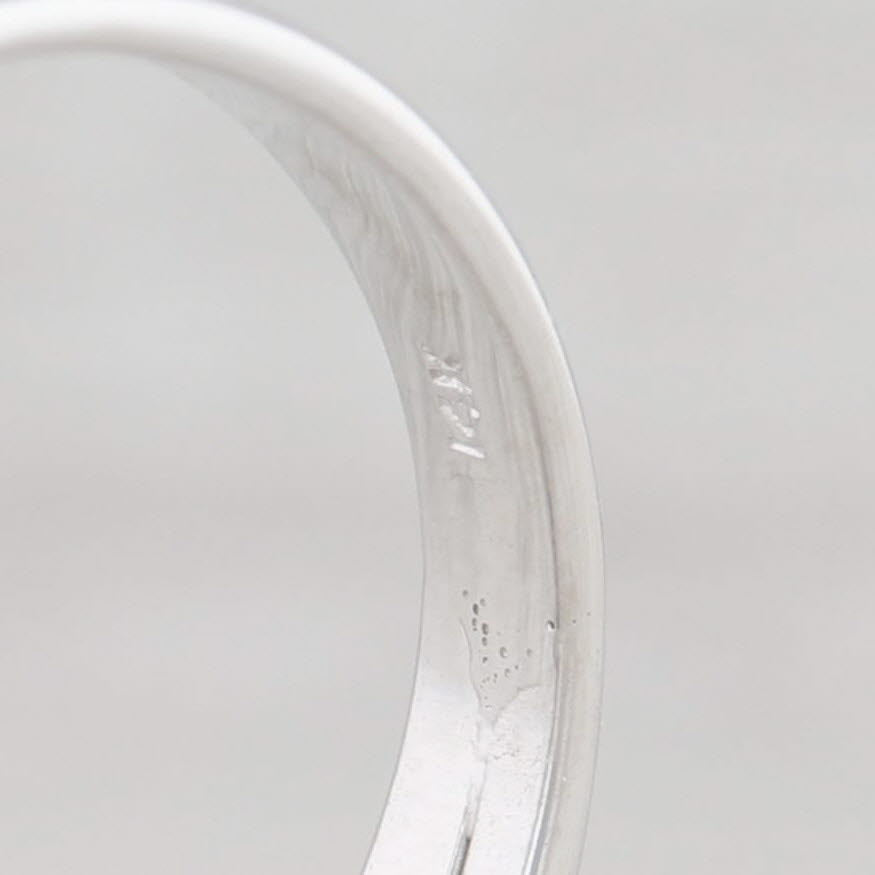 Light Gray 0.43ctw VS2 Diamond Engagement Ring Wedding Band Soldered Bridal Set 14k Gold