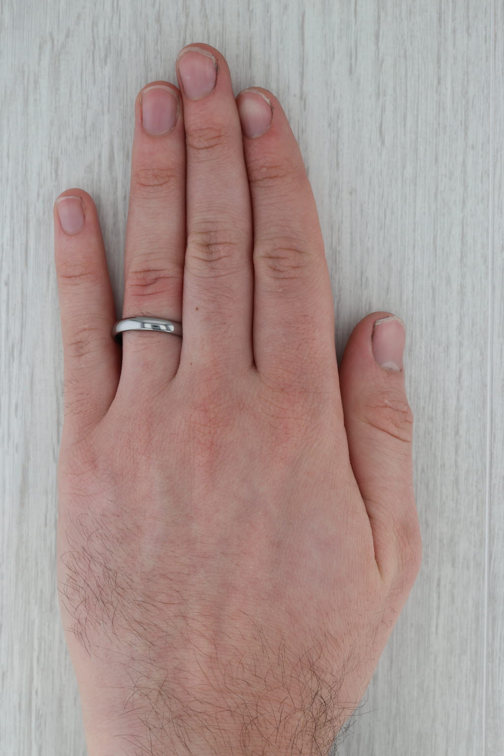 Rosy Brown New Tungsten Carbide Ring Stackable 4mm Wedding Band Size 10.5