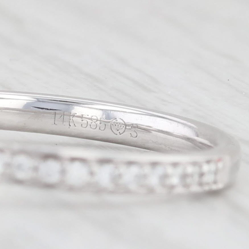 Light Gray 0.65ctw Cushion Diamond Engagement Ring 14k White Gold Size 5.25 GIA Copy