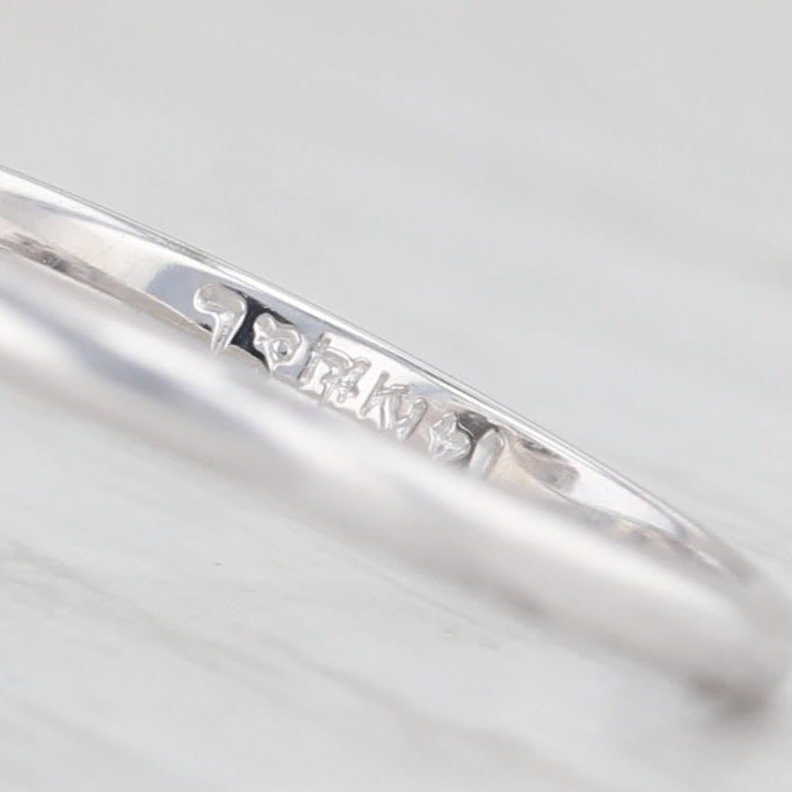 Light Gray 0.50ctw VS Diamond Cluster Engagement Ring 14k White Gold Size 6.75