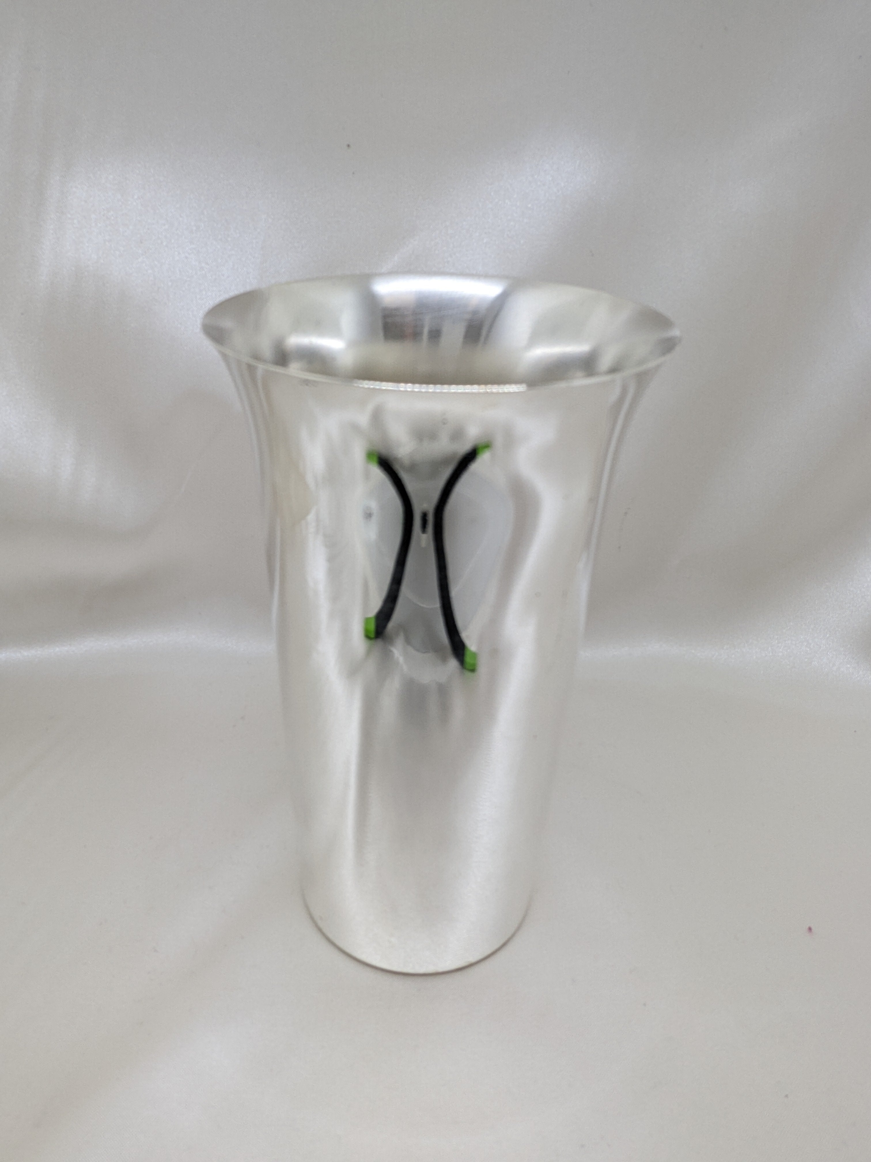 Dark Gray Set of 4 Mint Julip Cups Sterling International Silver 5.25" Drinkware P709