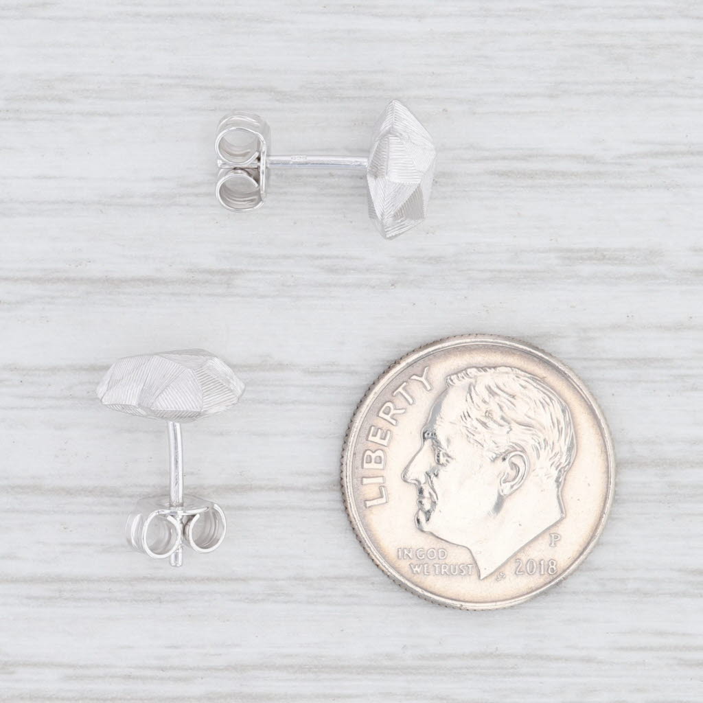Light Gray New Bastian Inverun Heart Stud Earrings Sterling Silver Catherine Niegel