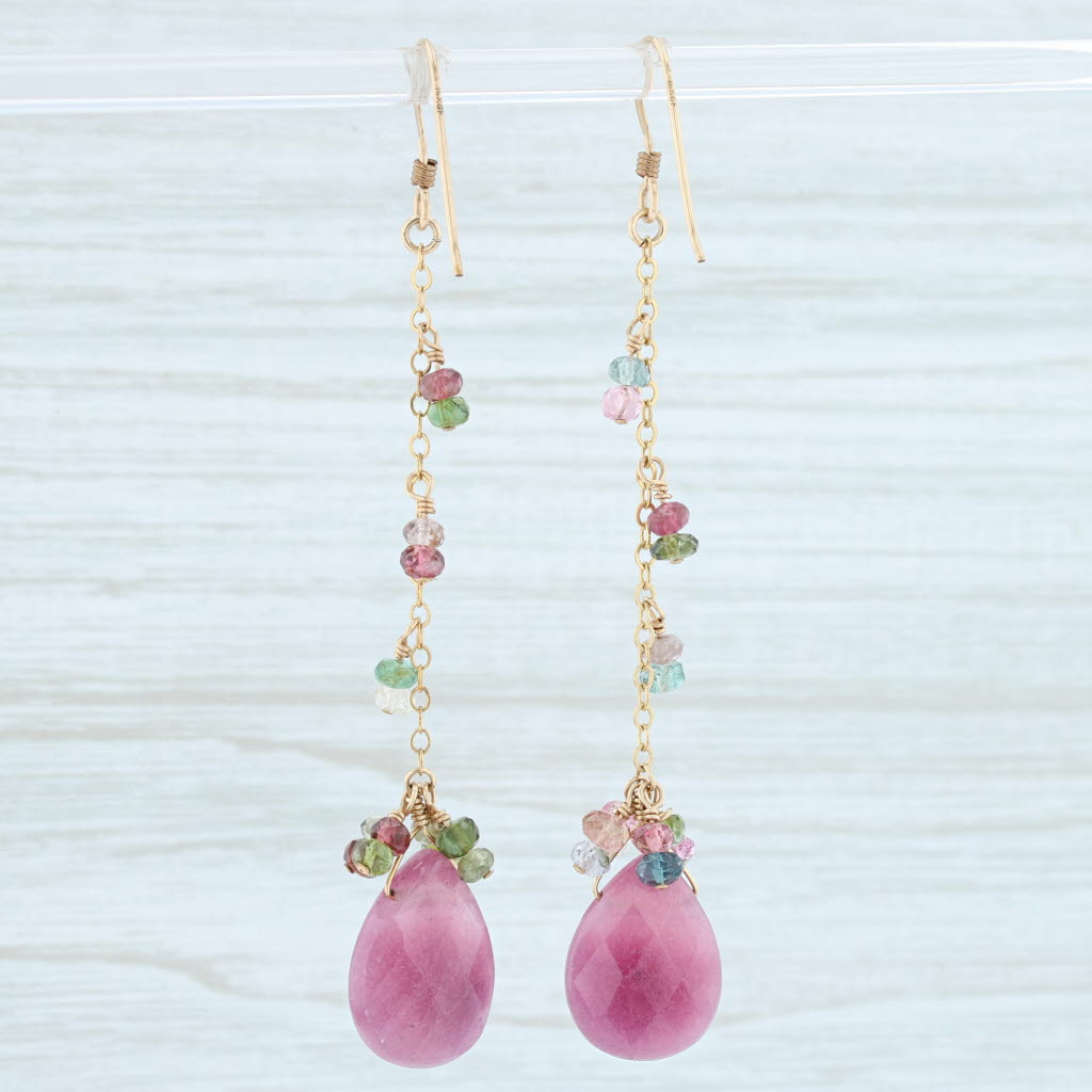 Lavender Amethyst Teardrop Earrings Garnet Tourmaline Beads Hook Post Dangles Nordstrom