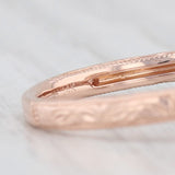 Light Gray 0.71ctw Princess Halo Diamond Engagement Ring 14k Rose Gold Size 6.5
