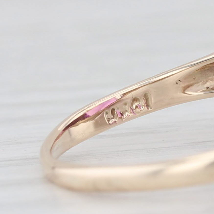Light Gray 7.30ct Vintage Lab Created Purple Sapphire Solitaire Ring 10k Yellow Gold Sz 9.5