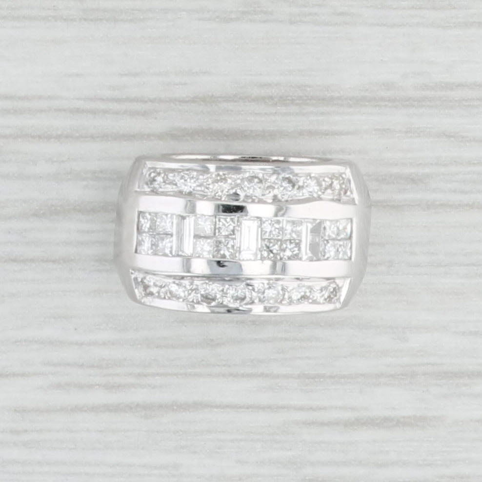 Light Gray LeVian 0.44ctw Diamond Small Slide Pendant Spacer 14k White Gold
