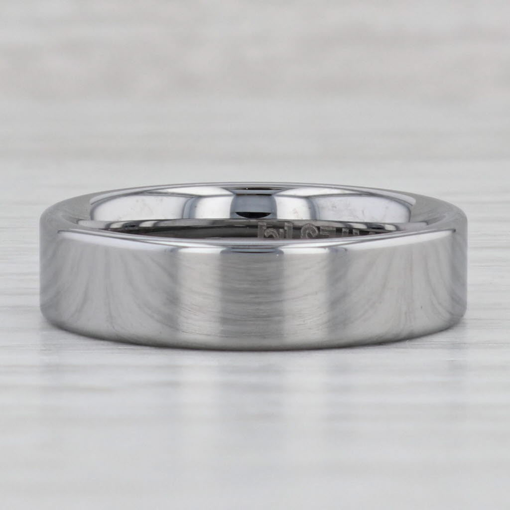 Gray New Tungsten Carbide Ring Stackable 6mm Wedding Band Size 10