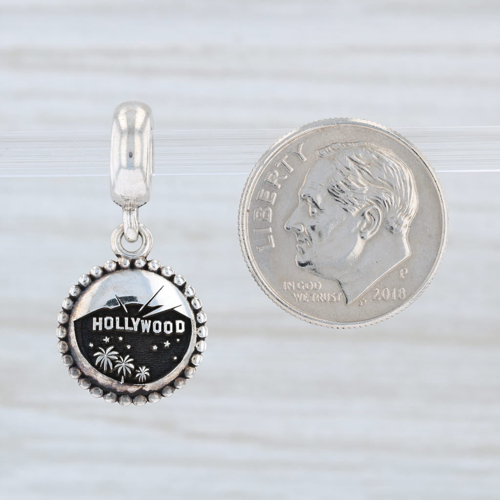 Light Gray New Authentic Pandora Hollywood Unforgettable Moment Dangle Charm 791169G050