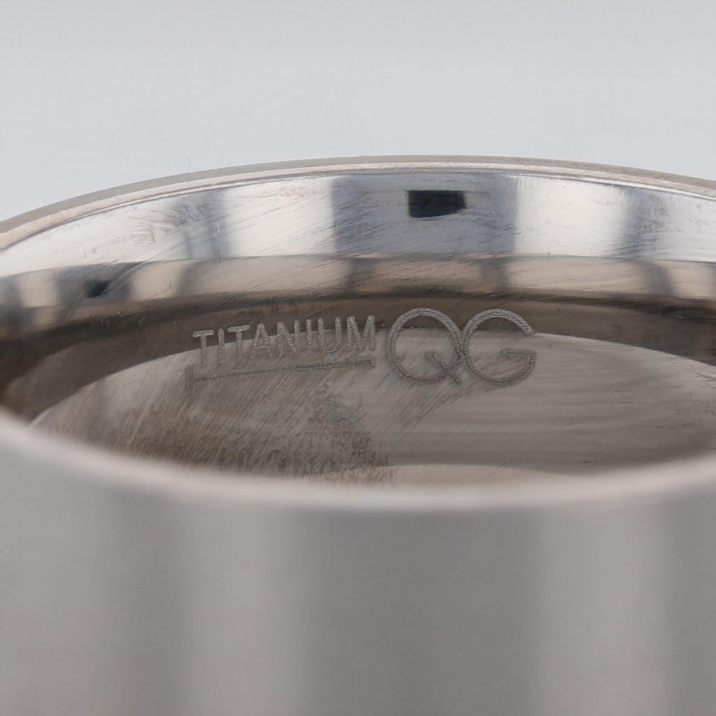 Light Slate Gray New Men's Ring Wedding Band Size 10.25 Titanium