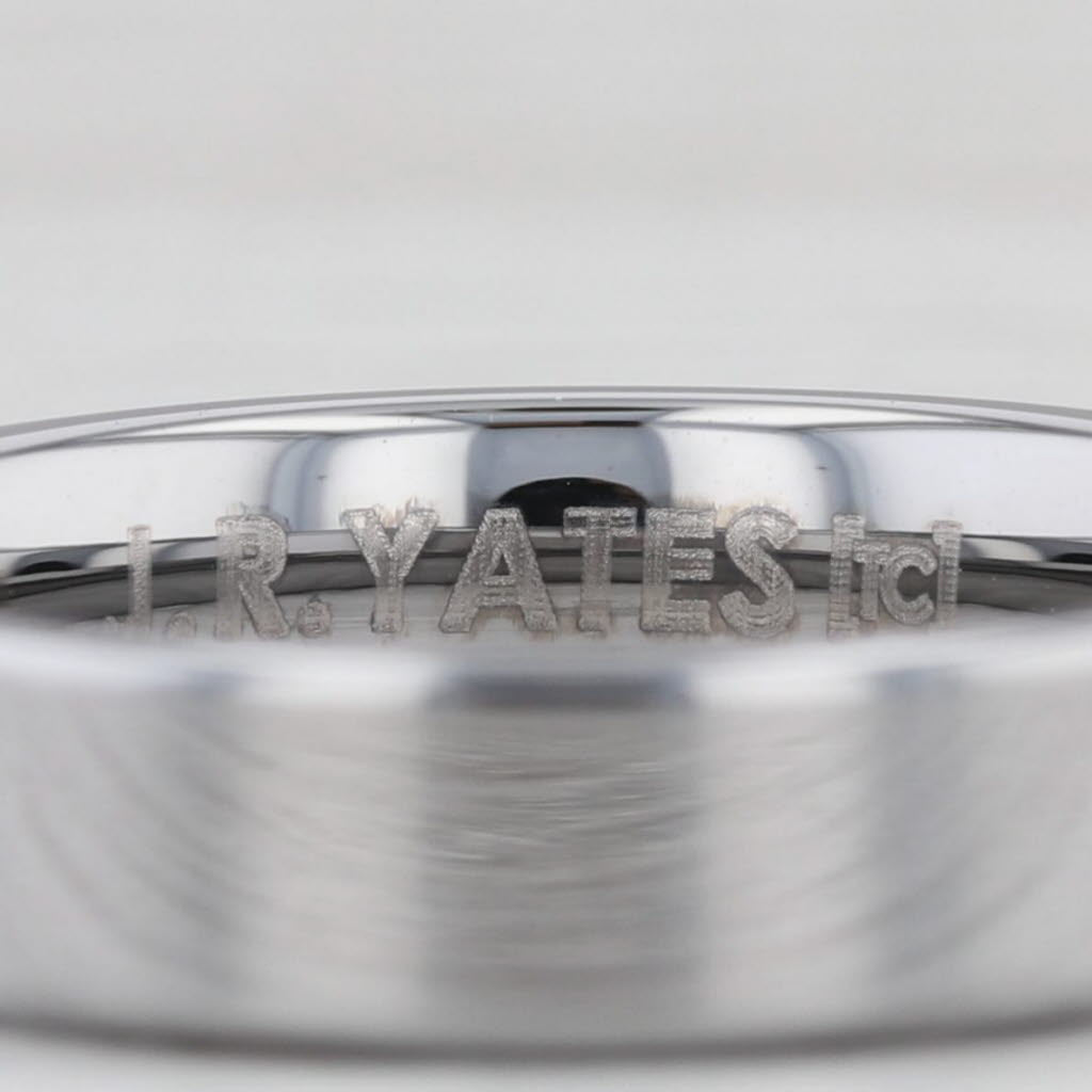 Gray New Polished Tungsten Carbide Ring Wedding Band Size 12.5 Stackable