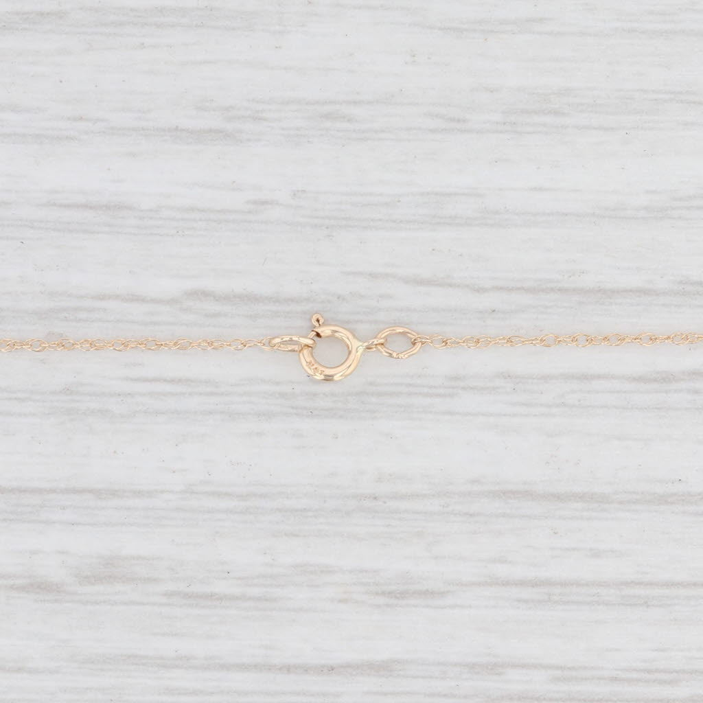 Light Gray Red Jadeite Jade Enhancer Pendant Necklace 14k Yellow Gold 18" Rope Chain