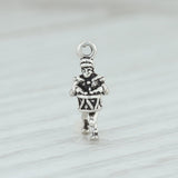 Light Gray Little Drummer Boy Charm Sterling Silver 12 Days of Christmas Drummers Drumming