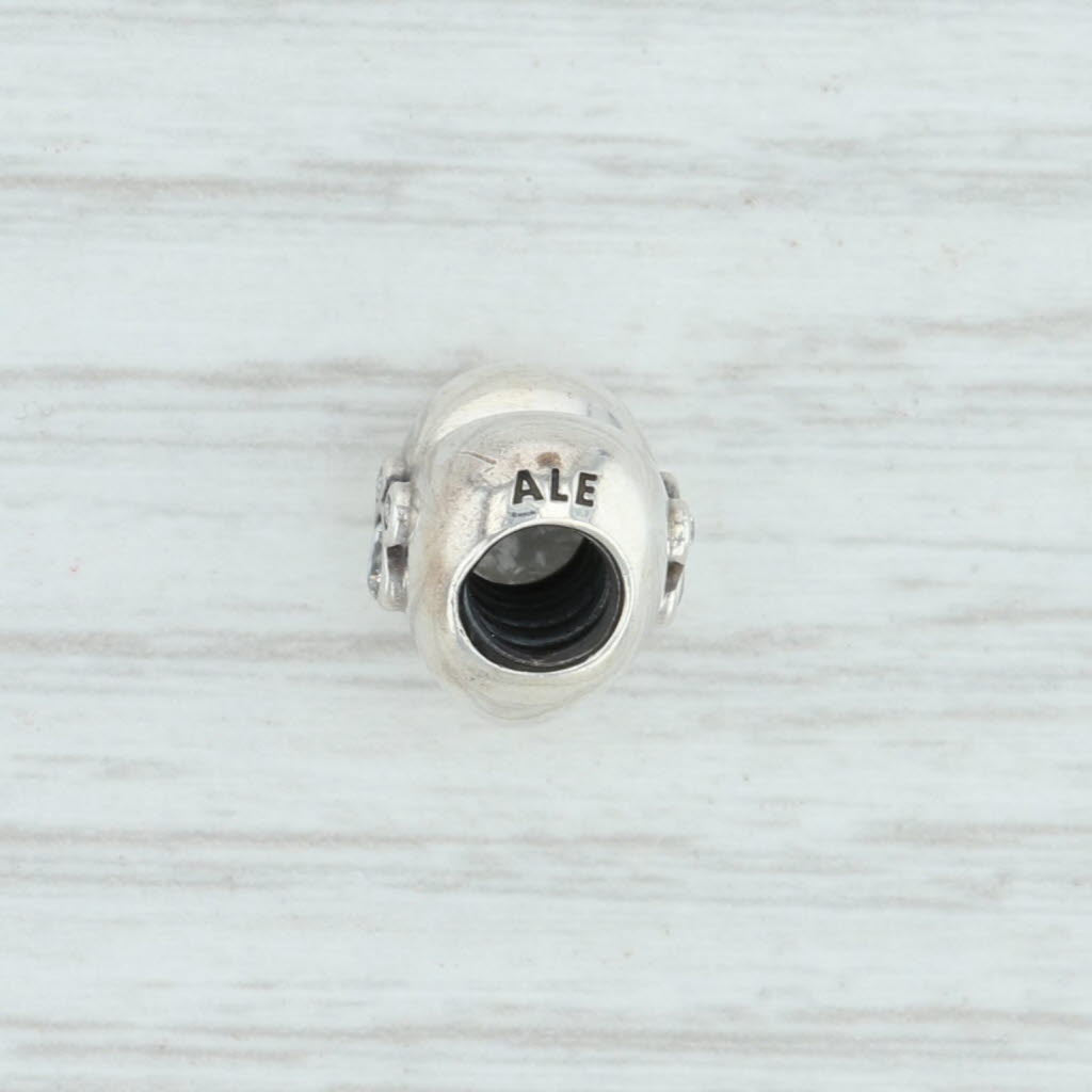 Light Gray New Authentic Pandora Disney Heart of Mickey 791453CZ Sterling Silver Clear CZ