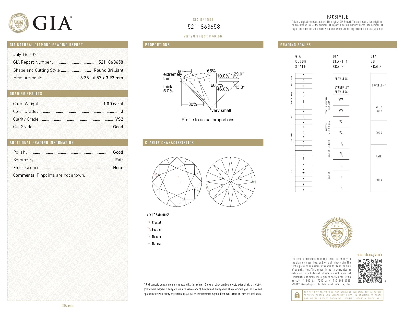 White Smoke New 1.47ctw Round Diamond Halo Engagement Ring 14k Yellow Gold GIA VVS2 Sz 6.75