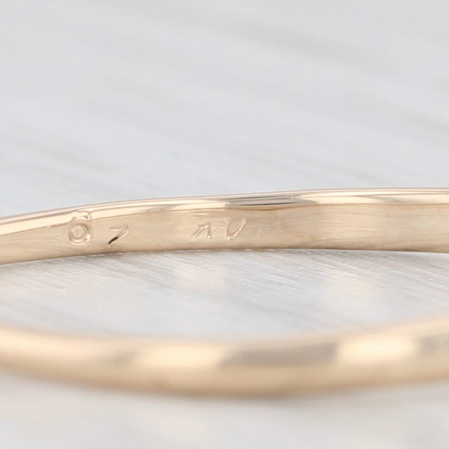 Light Gray 0.29ctw Round Diamond Engagement Ring 14k White Yellow Gold Size 9.25