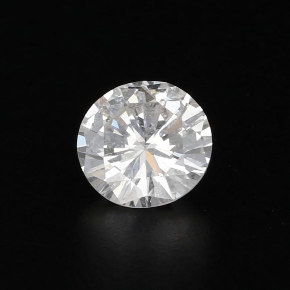 Gray 1.01ct Loose Diamond GIA Graded Round Brilliant Solitaire I VS2