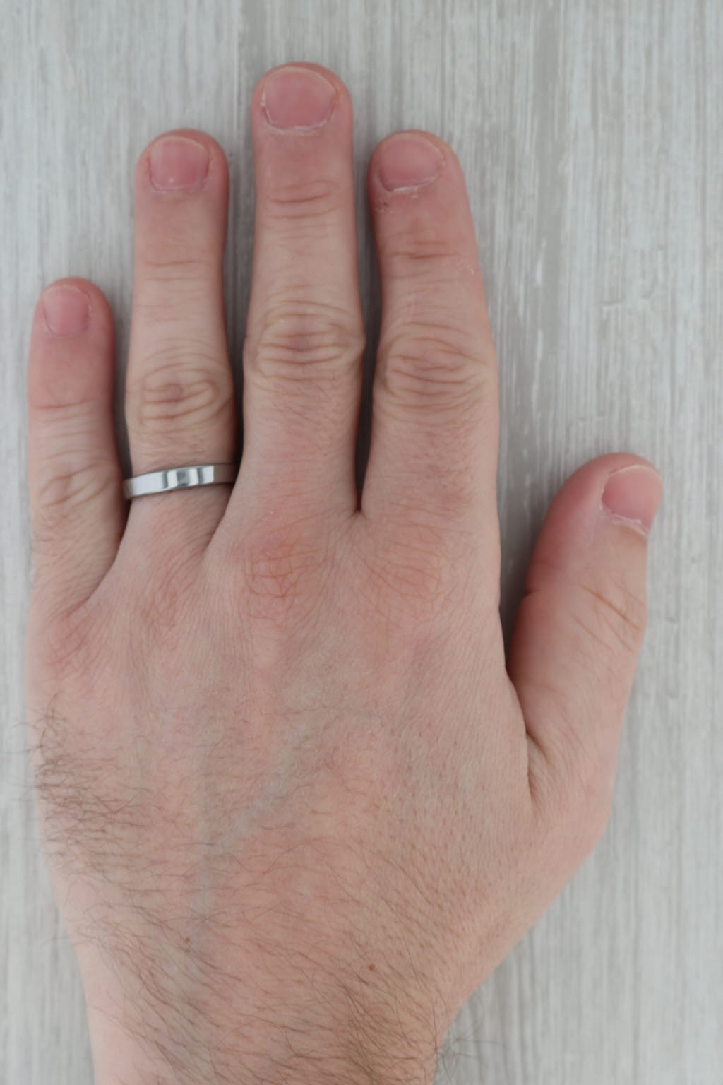 Rosy Brown New Polished Tungsten Carbide Ring Wedding Band Stackable Size 9