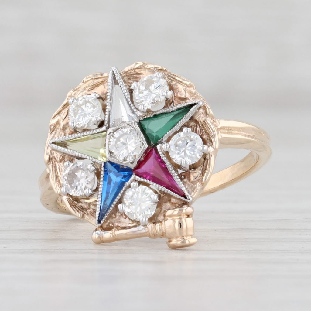 Order of the eastern star past matron on sale rings