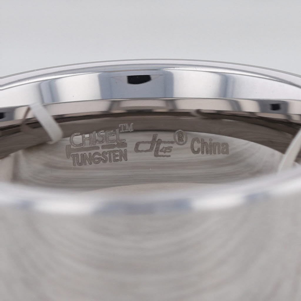 Dark Gray New Tungsten Ring Men's Size 10 Wedding Band