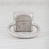 Light Gray New Nina Nguyen Amethyst Druzy Ring Sterling Silver Size 6.75 Statement