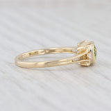 Light Gray New 1.02ctw Peridot Diamond Ring 14k Yellow Gold Size 6.5 August Birthstone