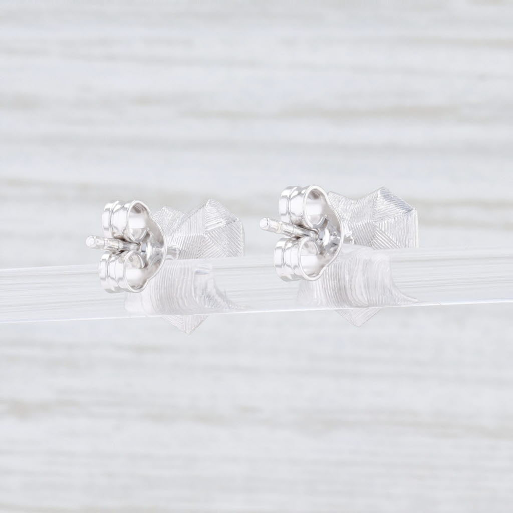 Light Gray New Bastian Inverun Heart Stud Earrings Sterling Silver Catherine Niegel