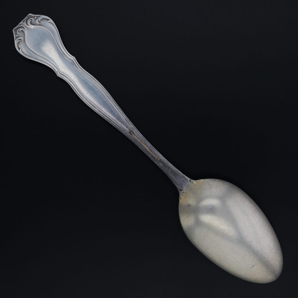 Black Columbus Ohio Souvenir Spoon Sterling Silver Sterling Silver Floral Monogrammed