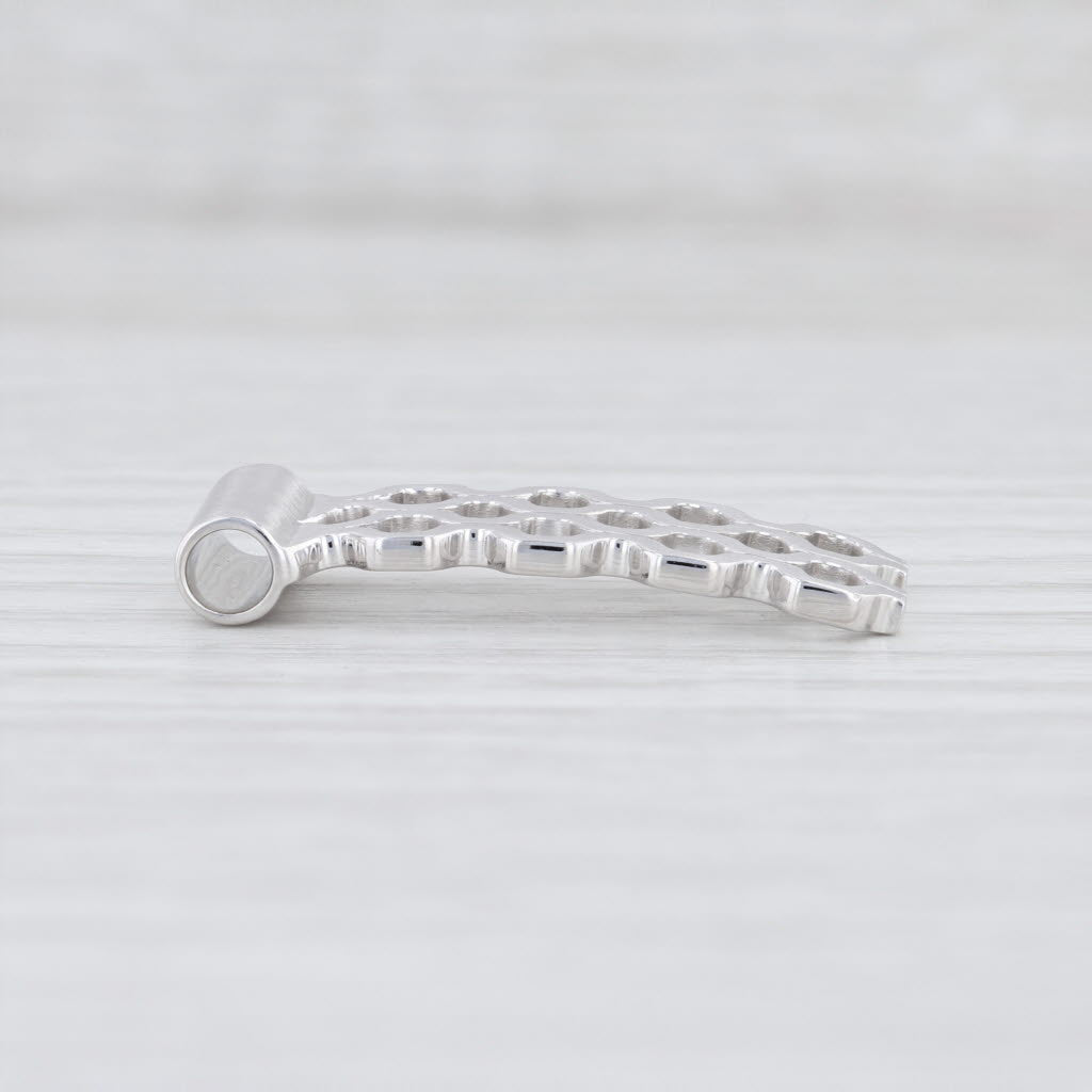 Light Gray New Bastian Inverun Memorable Cutout Pendant Sterling Silver 12863 Statement