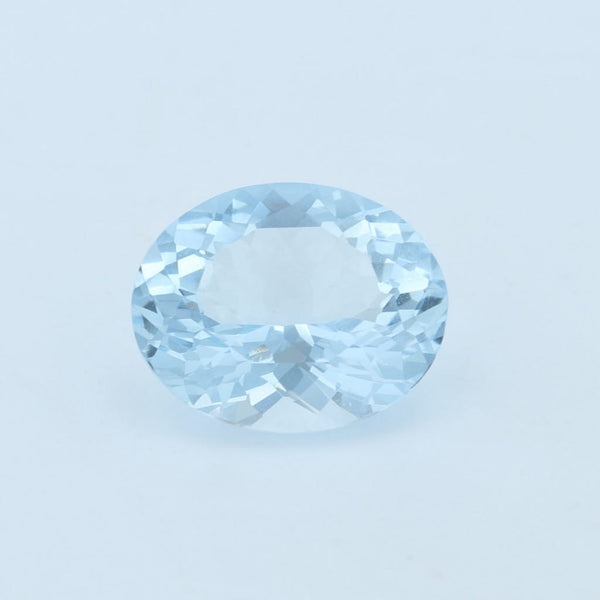 Lavender New 2.86ct 11 x 9mm Natural Aquamarine Solitaire Oval Cut Loose Gemstone