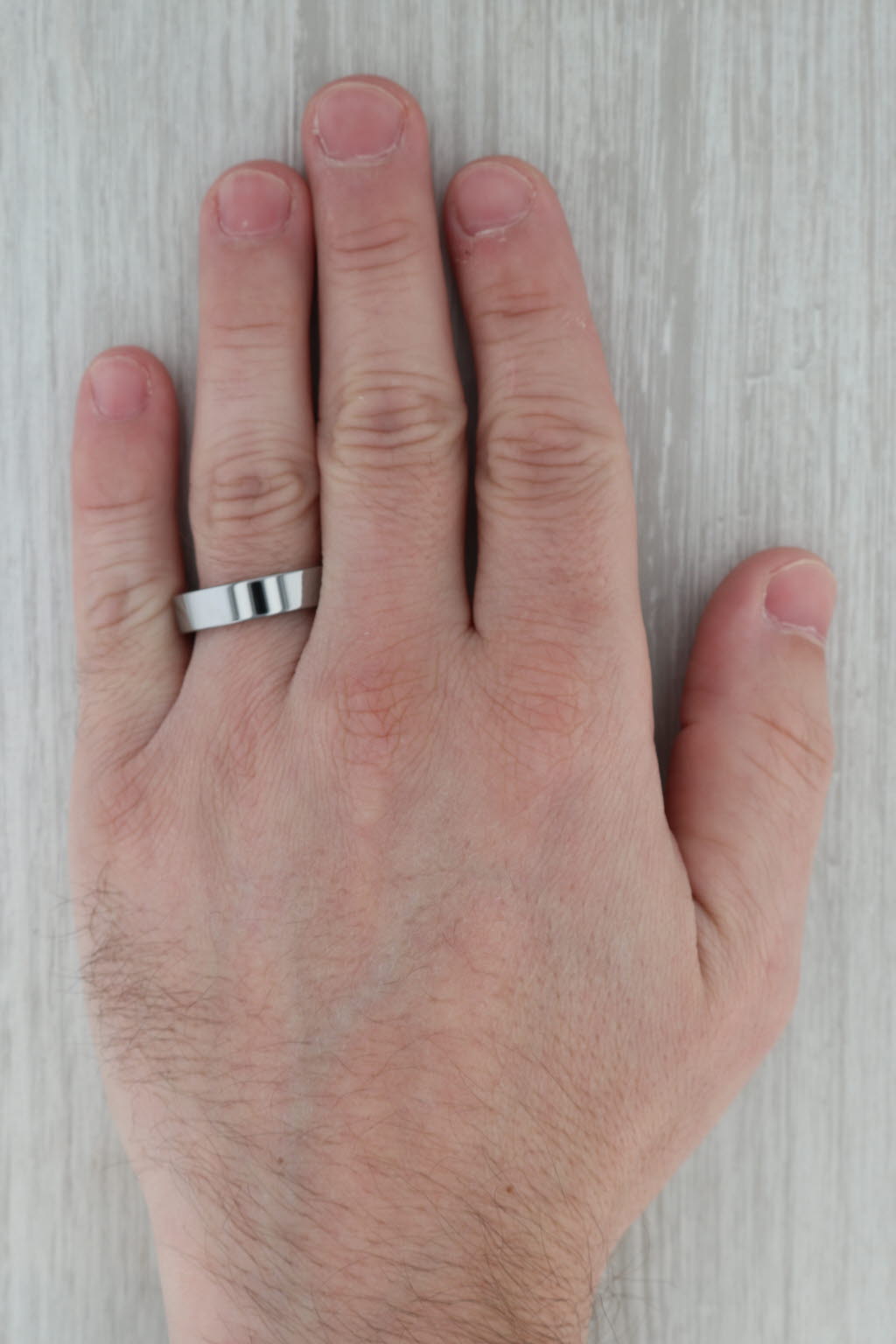 Rosy Brown New Polished Tungsten Carbide Ring Wedding Band Size 12 Stackable