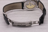 Gray Blancpain Villeret Mens 40mm Steel Automatic Dress Watch Original Strap c.1151