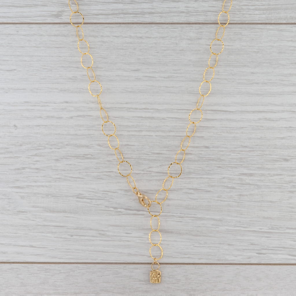 Gray New Nina Nguyen Gray Geode Statement Pendant Necklace Sterling Gold Vermeil