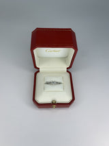 Dark Gray Cartier VS1 0.65ct Round Solitaire Diamond Engagement Ring 950 Platinum with Box