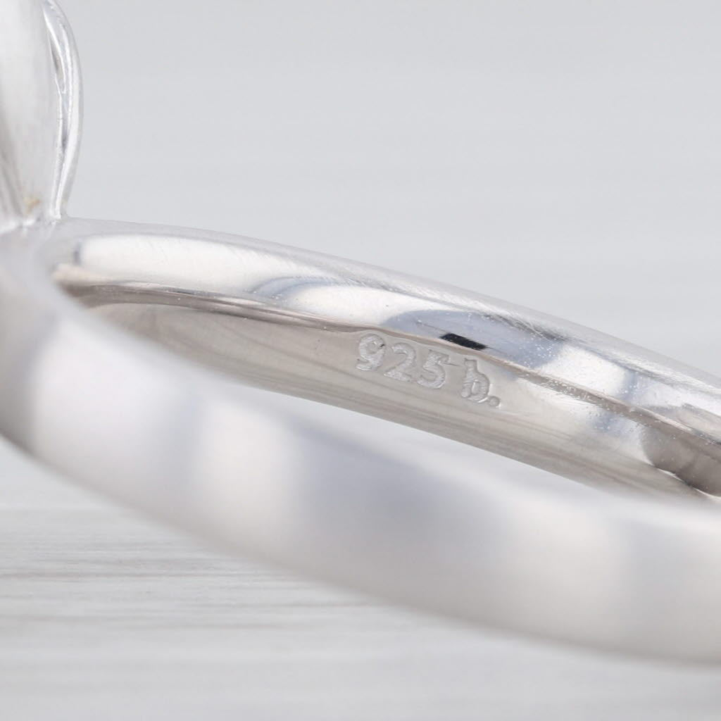 Light Gray New Bastian Inverun Shell & Sea Cultured Pearl Ring Sterling Silver 12844 8.5 58