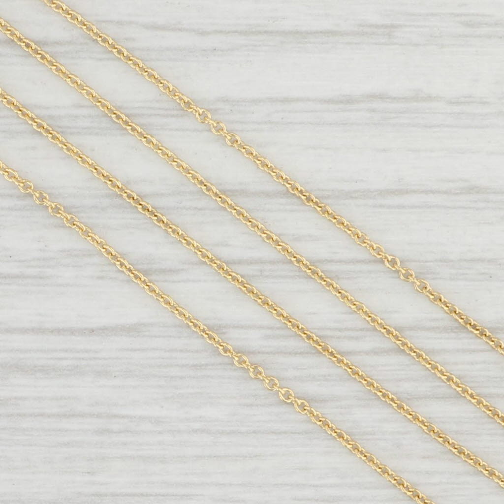 Light Gray New 0.72ct Color Change Garnet Pendant Necklace 14k Yellow Gold 16" Cable Chain