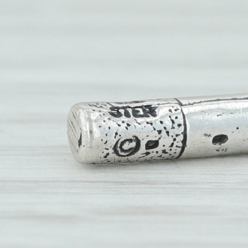 Light Gray Oak Island Lighthouse Charm Sterling Silver Nautical North Carolina Souvenir