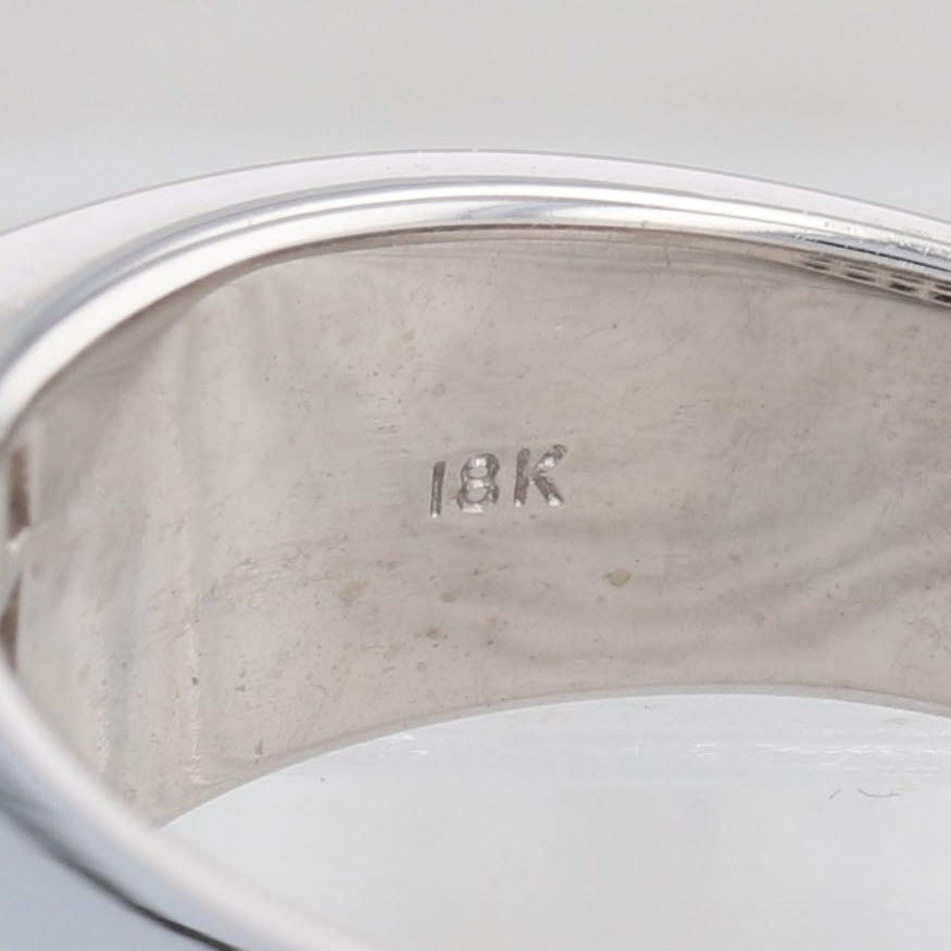 Gray 2.90ctw Diamond High Dome Ring 18k White Gold Size 7 Cocktail Band