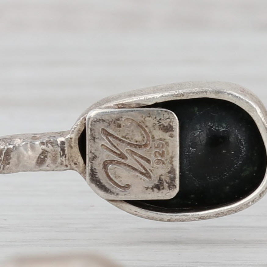 Gray New Nina Nguyen Druzy Amethyst Agate Geode Bangle Bracelet Sterling Silver