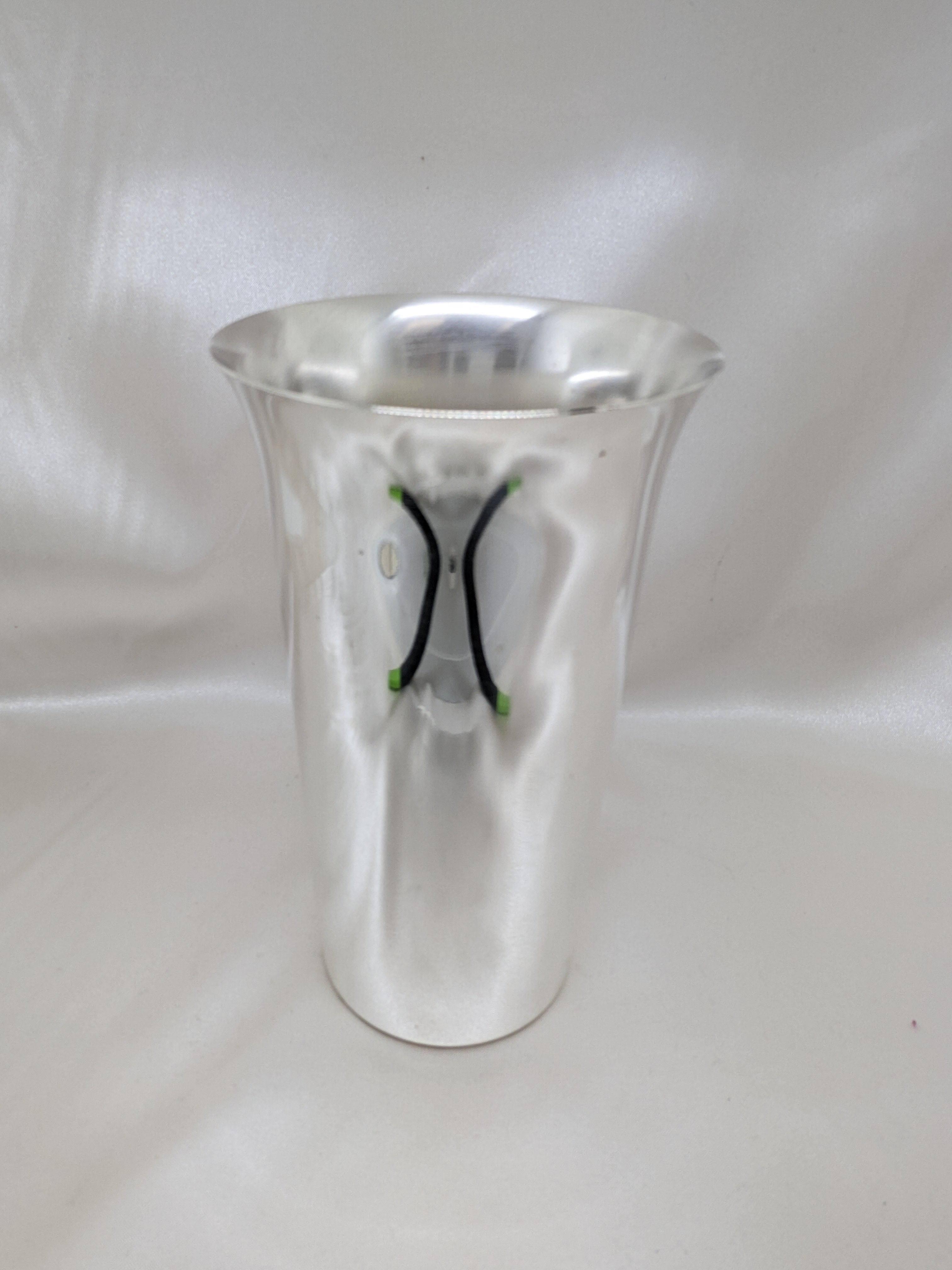Dark Gray Set of 4 Mint Julip Cups Sterling International Silver 5.25" Drinkware P709