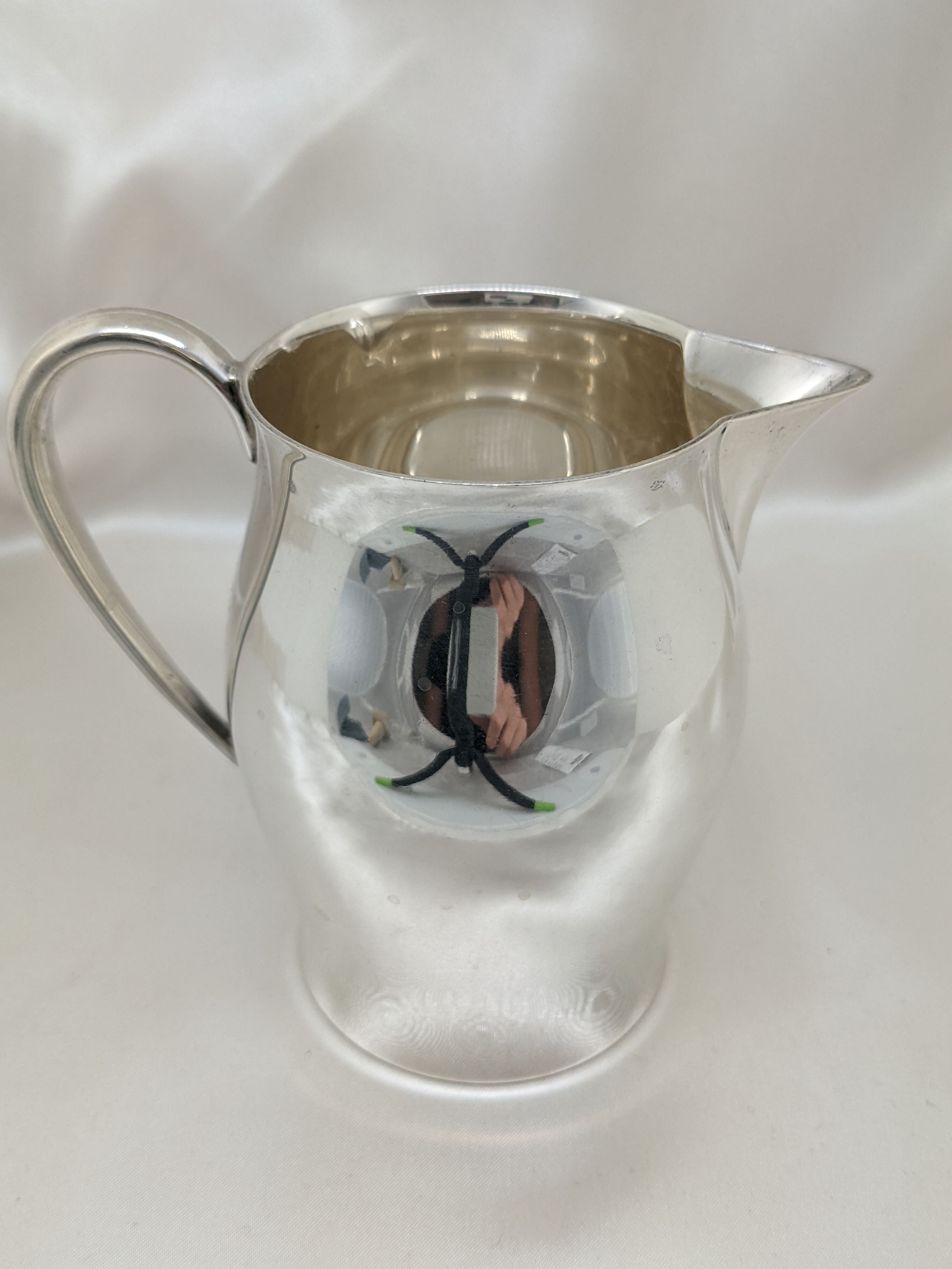 Gray Cream Pitcher Sterling Silver Paul Revere Reproduction 265 Serving Hollowware