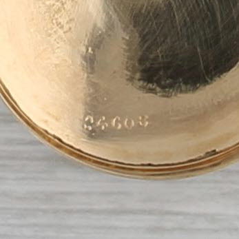 Vintage Cartier Round Pill Trinket Box 14k Yellow Gold Fluted Pattern