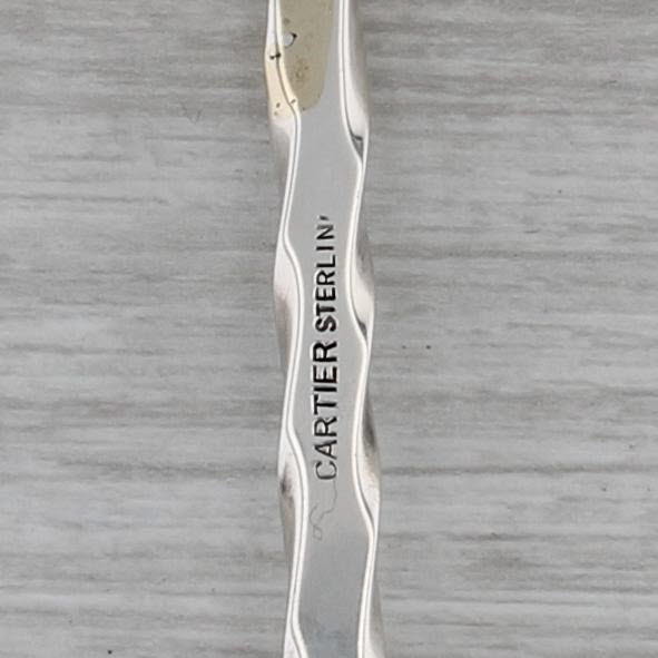 Cartier Spoon Sterling Silver Cocktail Nut Twist Handle 4.75"