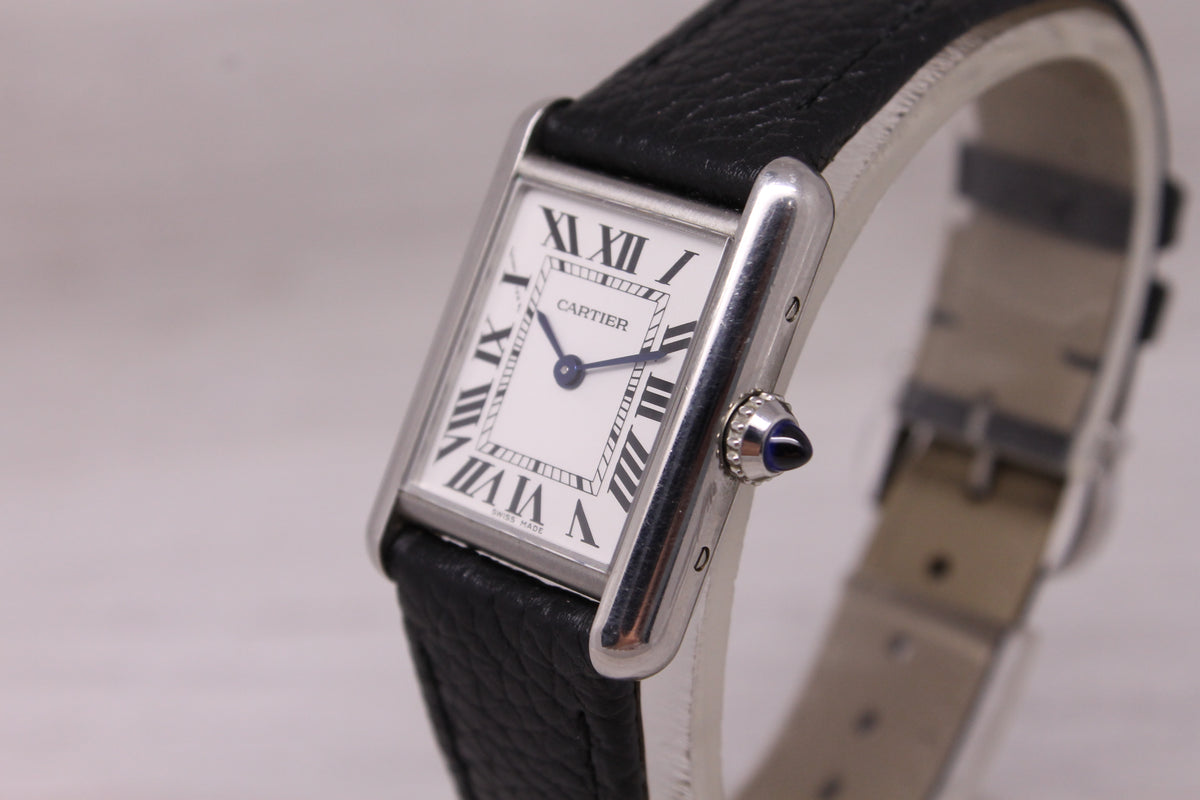 Cartier Tank Must Small 22mm Steel Quartz Watch WSTA0110 Box Card Strap 3/25