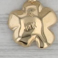 Flower Pendant 14k Yellow Gold Floral Charm